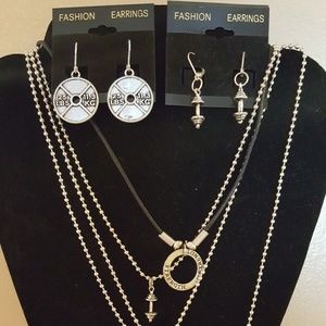 Fitness inspired jewelry
